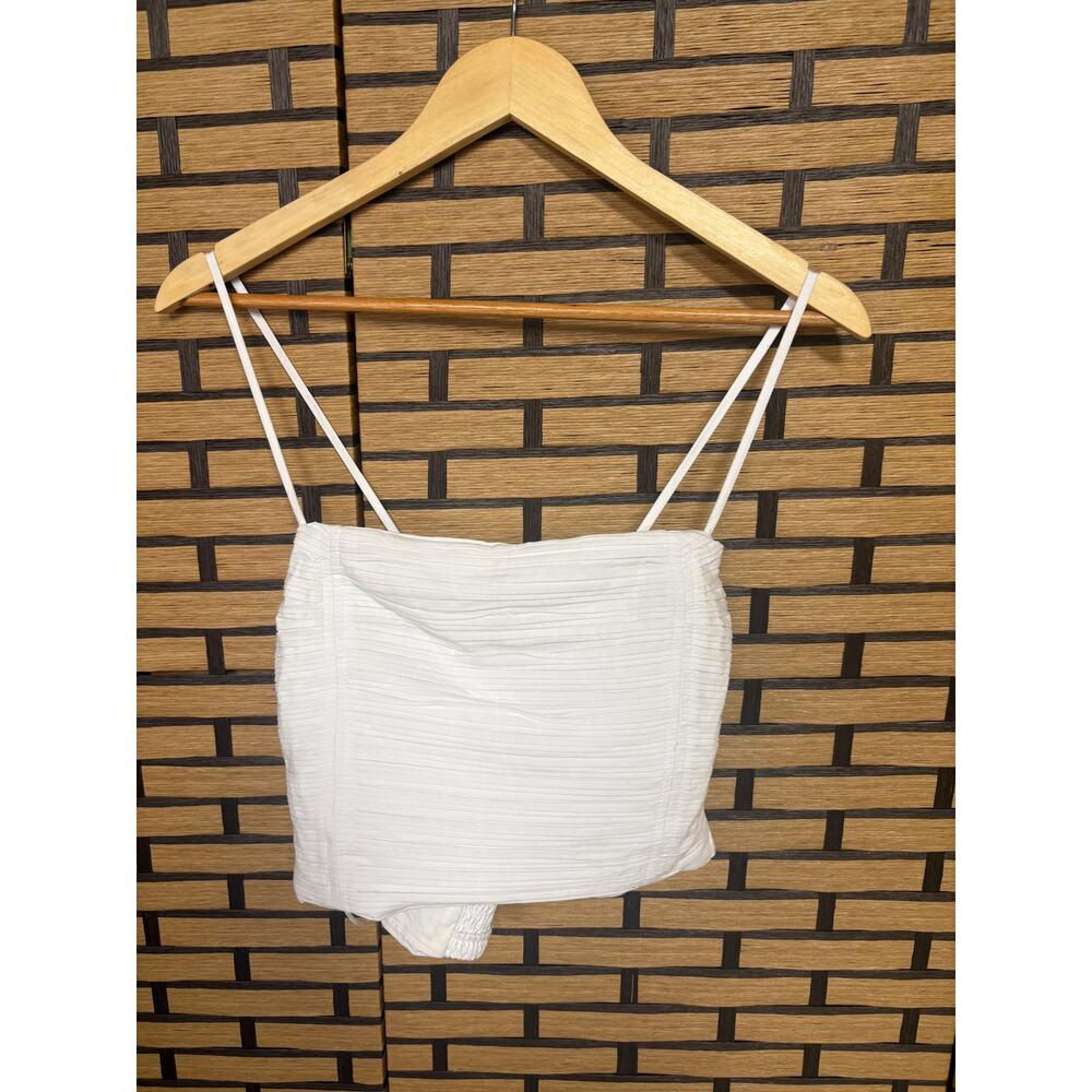 Madewell White Crop Top Size 2